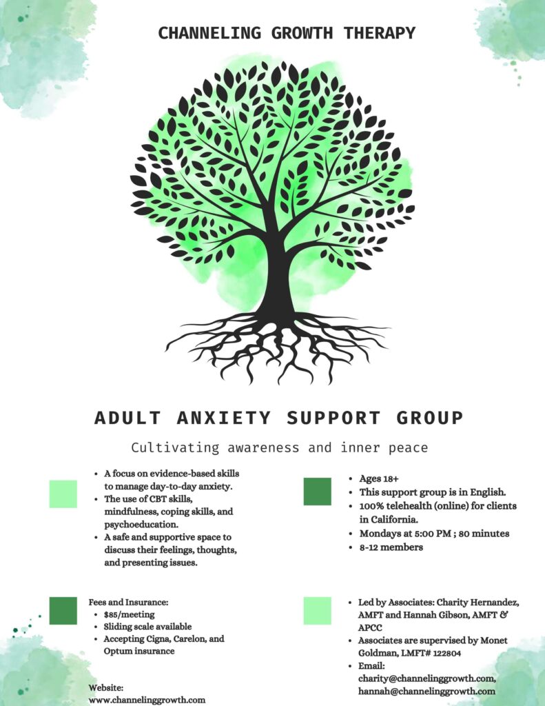 Adult Anxiety Therapy Group