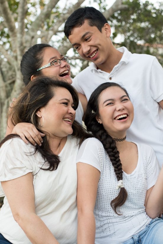 a family with teens